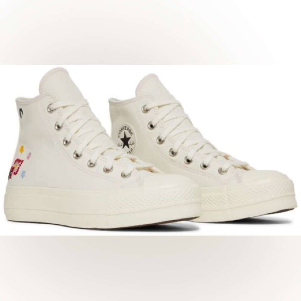 Converse Women's Off-White High-Top Sneakers